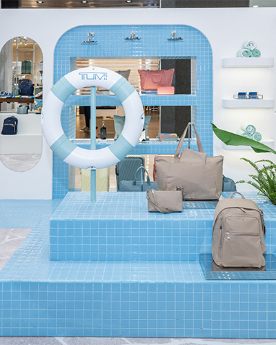TUMI MEDITERRANEAN ESCAPE POP UP