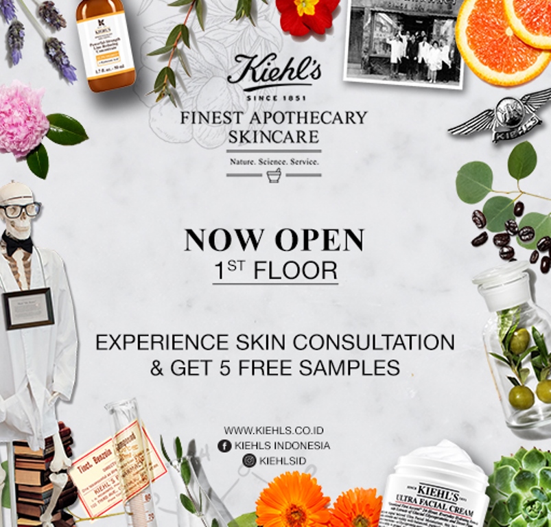 KIEHLS NOW OPEN