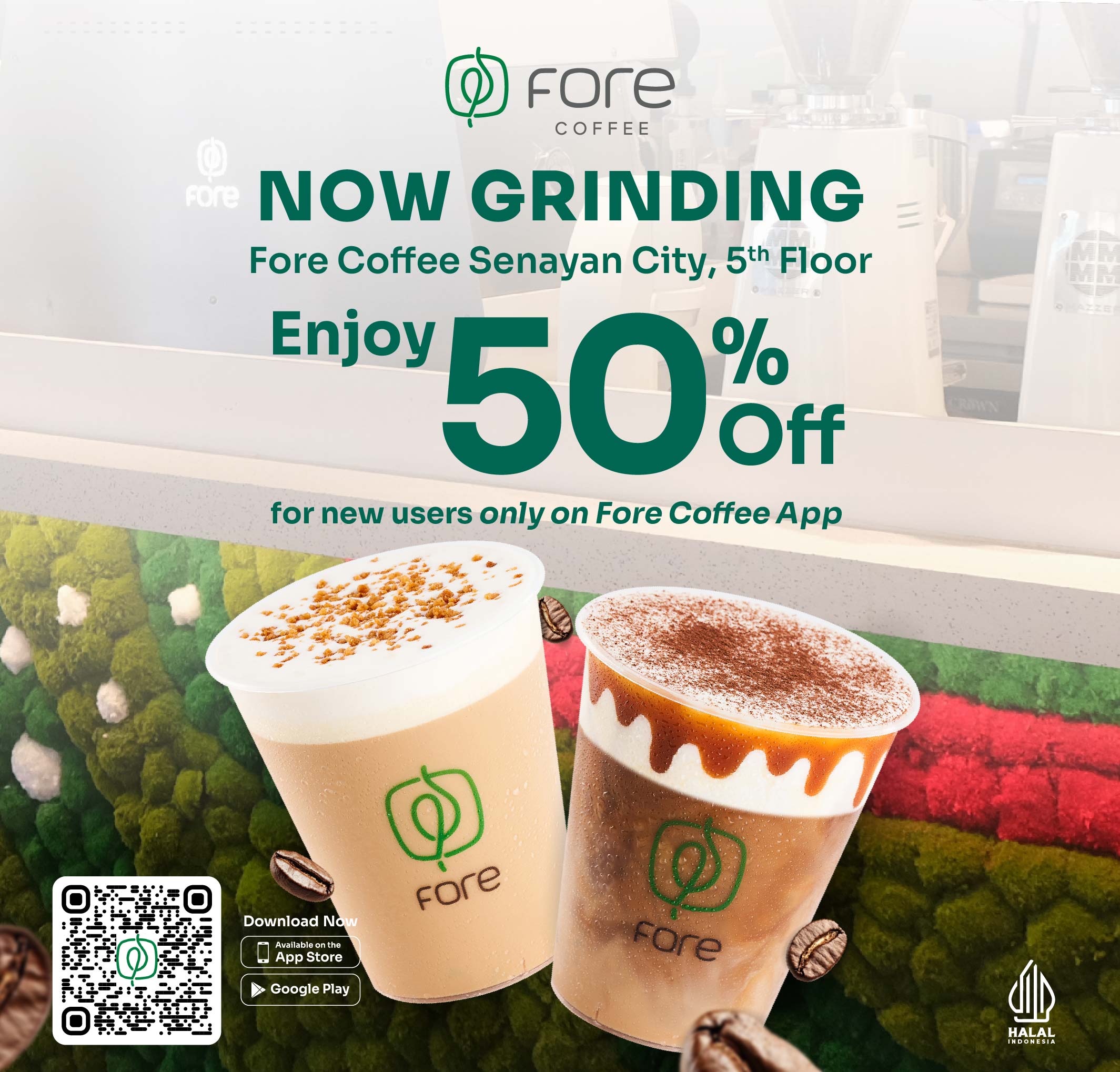 NOW OPEN - FORE 5TH FLOOR