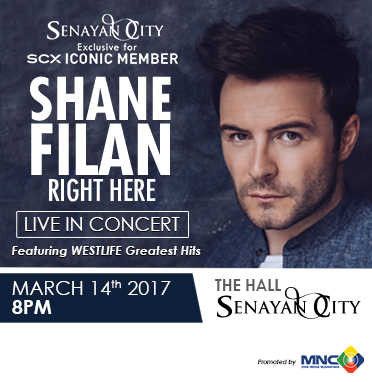 SHANE FILAN LIVE IN CONCERT ON MARCH 14th 2017!