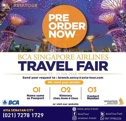 SINGAPORE AIRLINES TRAVEL FAIR WITH AVIATOUR