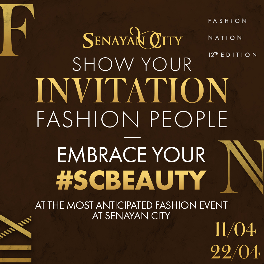 FREE BEAUTY TREATMENT & UP TO 30% ON #SCFASHION