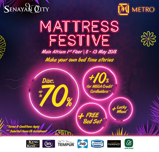 #METROdept MATTRESS FESTIVE