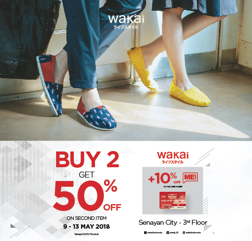 wakai BUY 2 GET 50% OFF on 2nd Items!