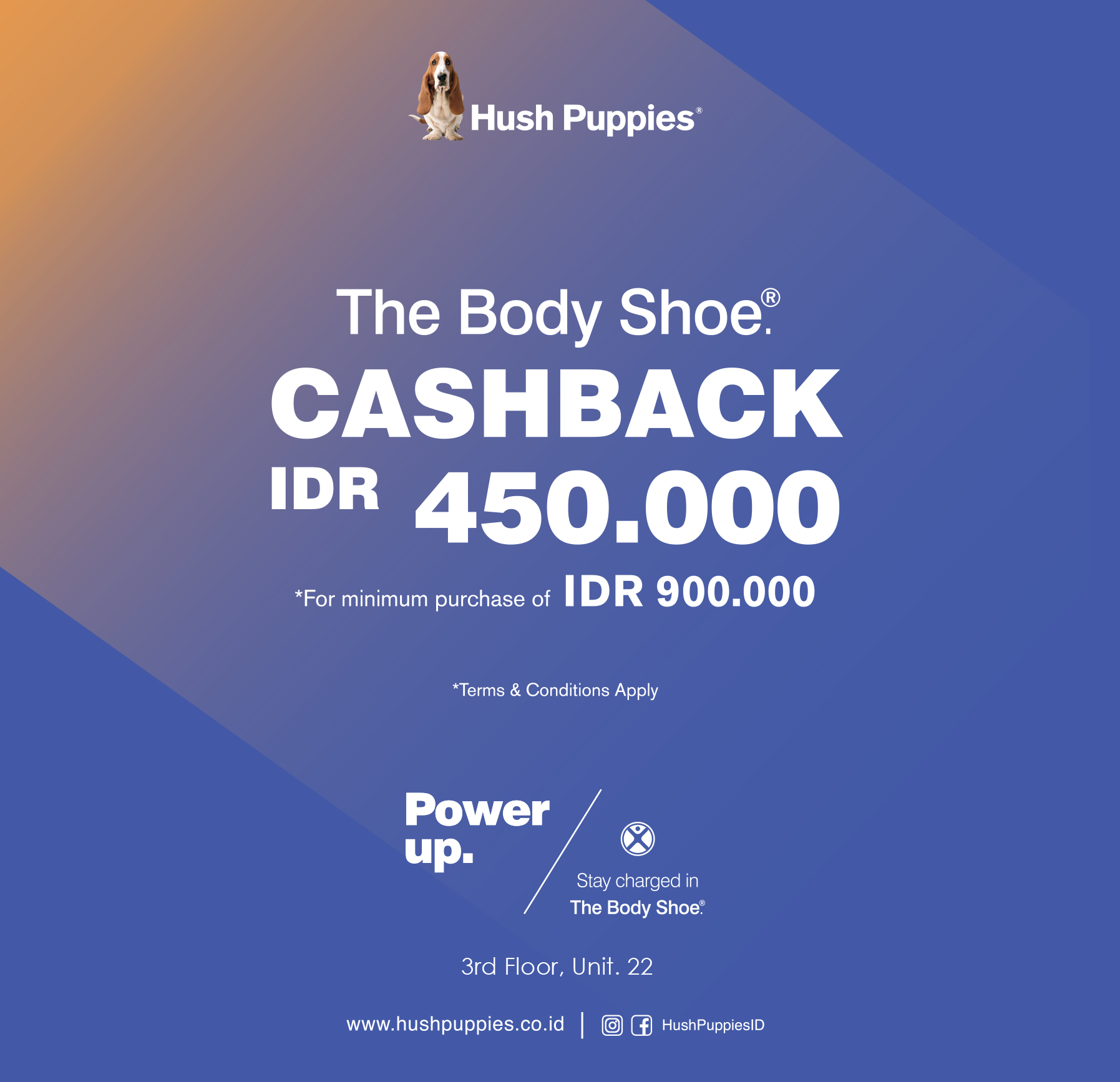The Body Shoe Cashback on Hush Puppies