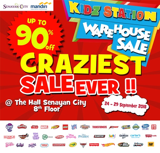 KIDZSTATION WAREHOUSE SALE