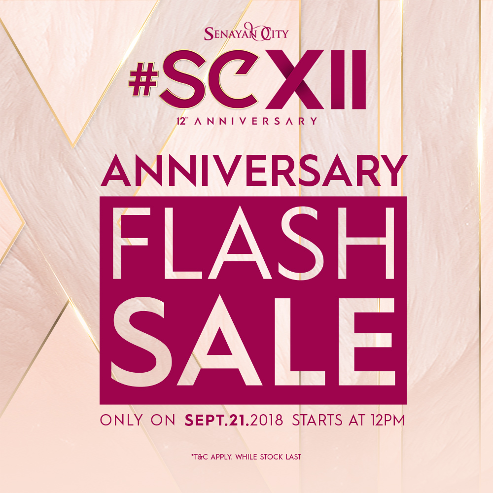 12th Years Anniversary Flash Sale