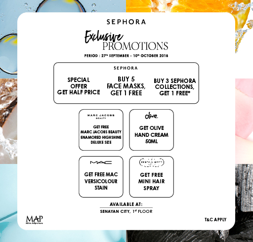 SEPHORA EXCLUSIVE PROMOTIONS