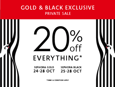 SEPHORA BEAUTY PASS BLACK & GOLD MEMBER