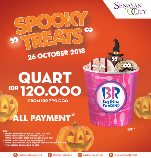 Spooky Treat Quart Baskin Robbins 