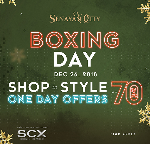 BOXING DAY SHOP IN STYLE