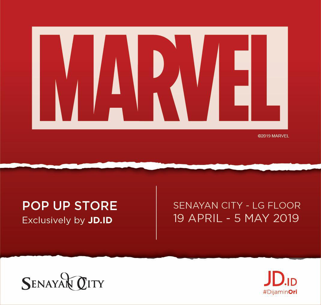 MARVEL POP UP STORE EXCLUSIVELY BY JD.ID 