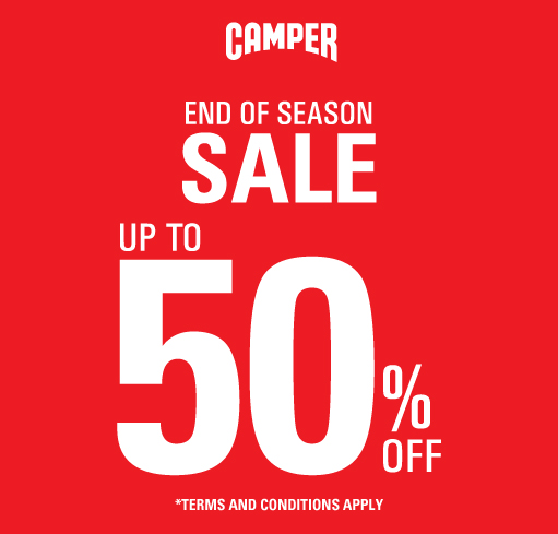 CAMPER END OF SEASON SALE