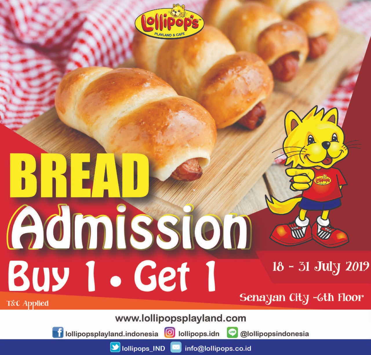 LOLLIPOPS BREAD ADMISSION