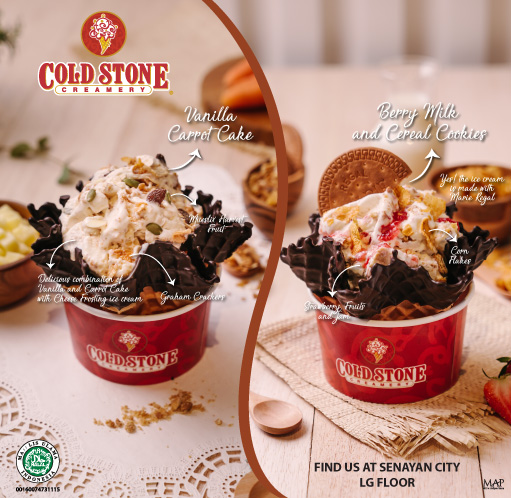 COLD STONE REGAL & VANILLA CARROT CAKE