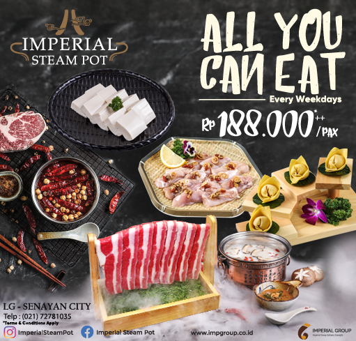 All You Can Eat Imperial Steam Pot