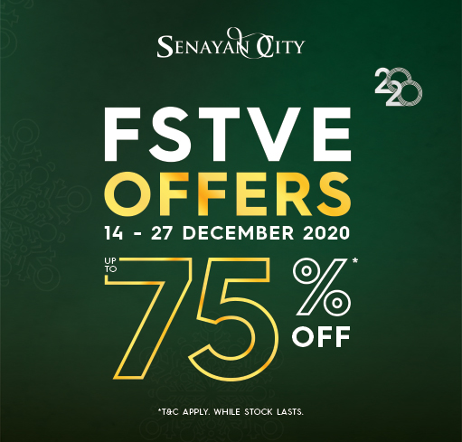 FSTVE OFFERS UP TO 75%