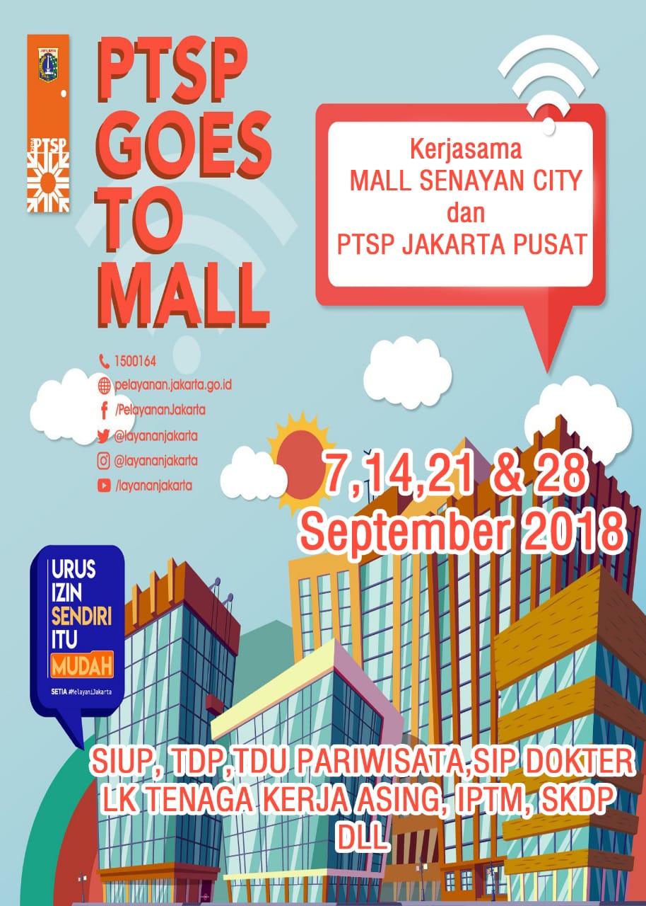 PTSP Goes To Mall Senayan City on September 2018