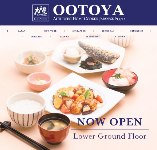 OOTOYA NOW OPEN