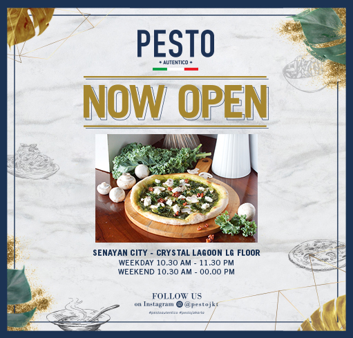 PESTO NOW OPEN