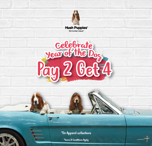 Hush Puppies Pay 2 Get 4