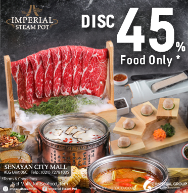 IMPERIAL STEAMPOT 45% DISCOUNT
