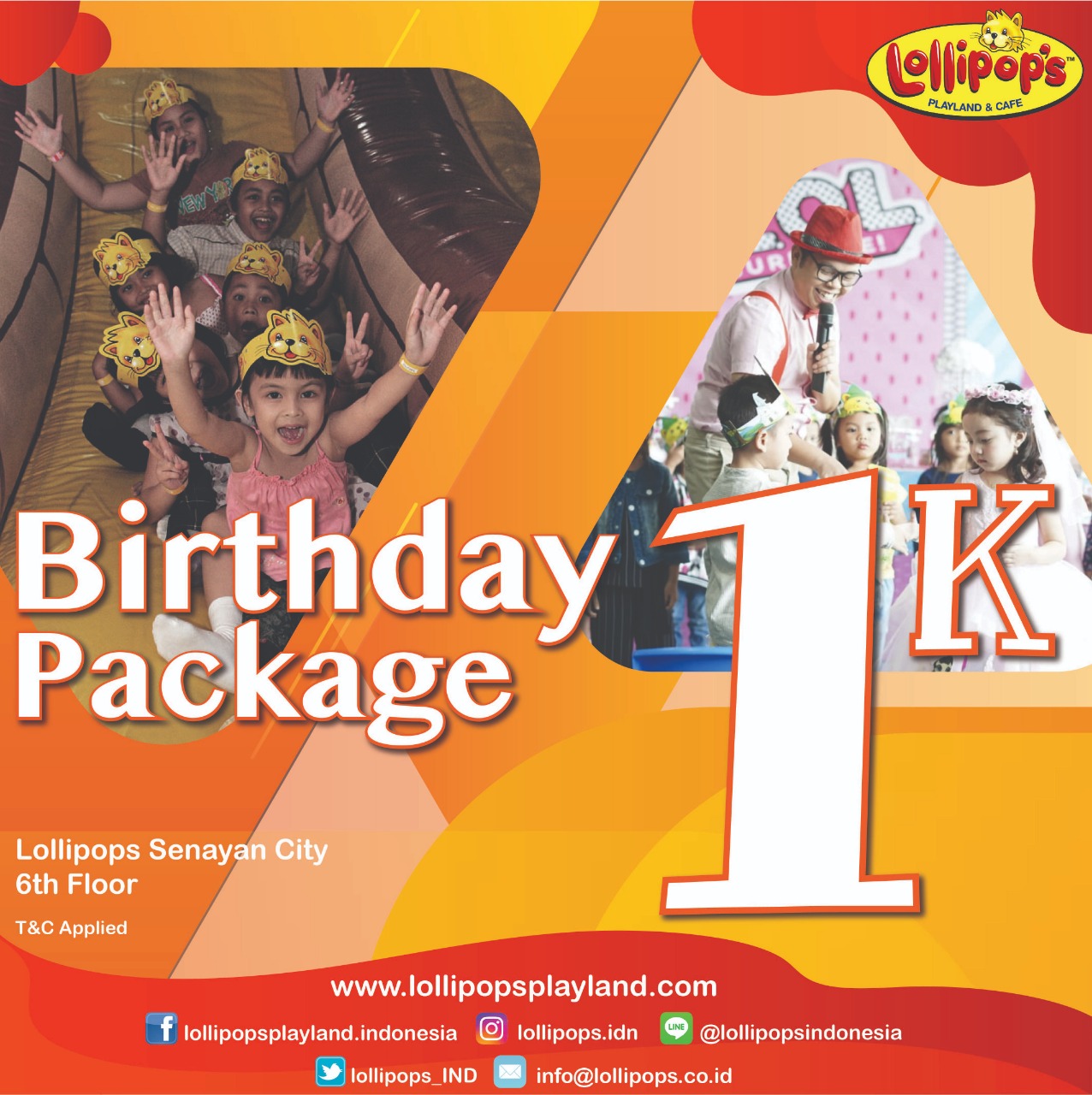 LOLLIPOPS BIRTHDAY PACKAGE