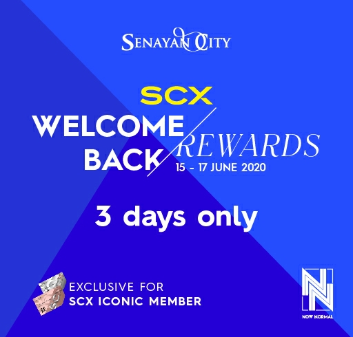 SCX WELCOME BACK REWARDS