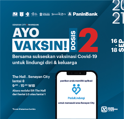 SENAYAN CITY X PANIN BANK AYO VAKSIN!