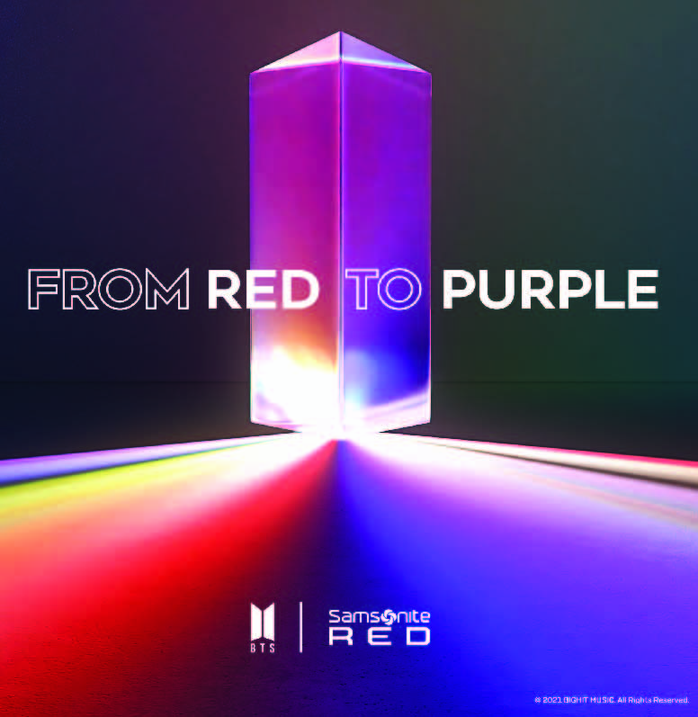BTS X SAMSONITE RED