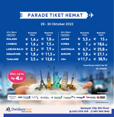 DWIDAYA PARADE TIKET HEMAT