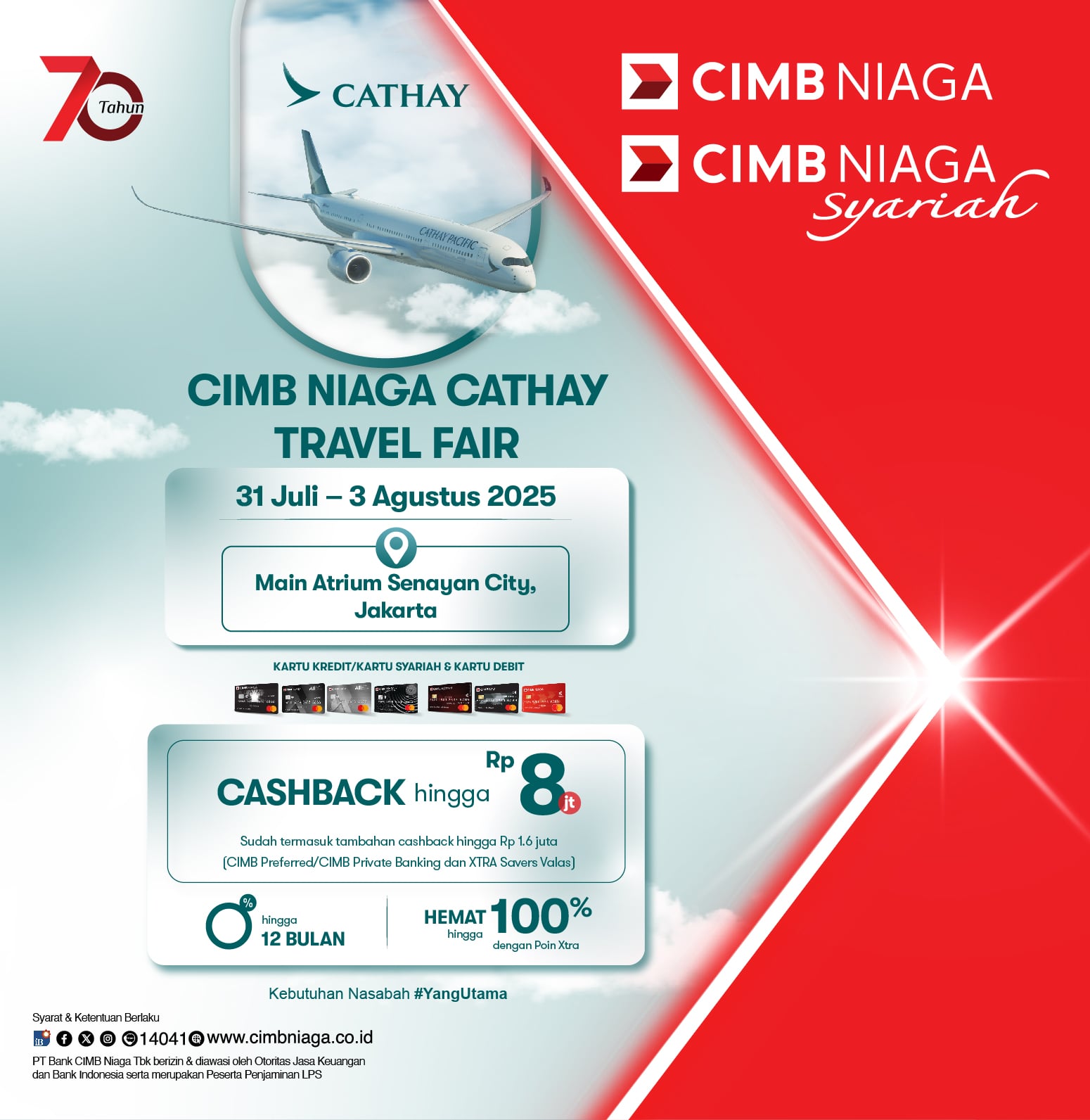 CIMB Niaga Cathay Travel Fair 2025