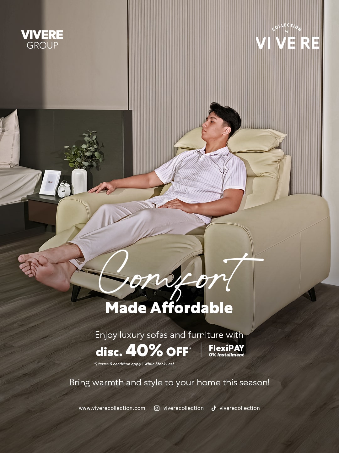 Experience the art of living with VIVERE