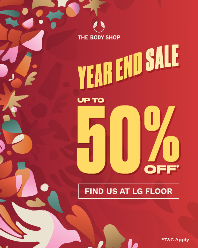 THE BODY SHOP YEAR END SALE
